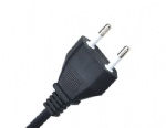 Italy two prong power cord plug with IMQ certification