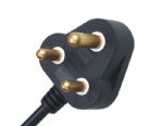 SANS 164-1 (aka BS546) South Africa three prong industrial plug with SABS certification