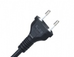 Brazil to C7 power cord:  NBR 6147 Brazil standard 2 pin plug to IEC C7